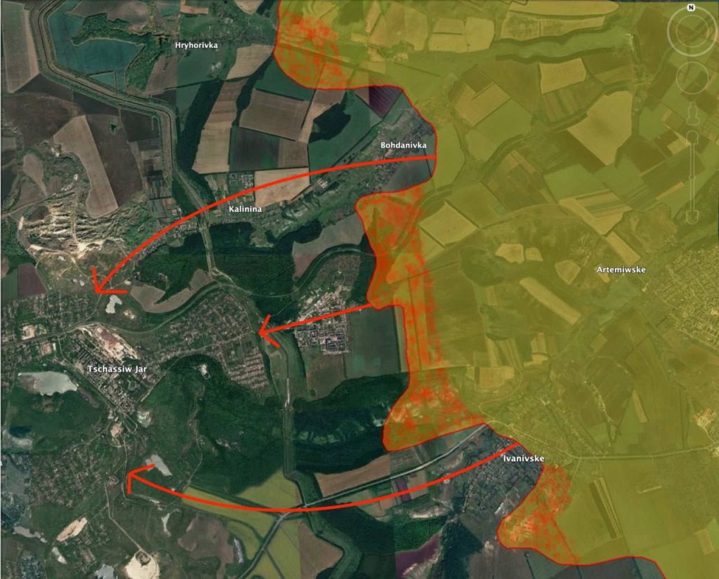 ВС РФ наступают на Часов Яр тактикой двойного удара – Bild
