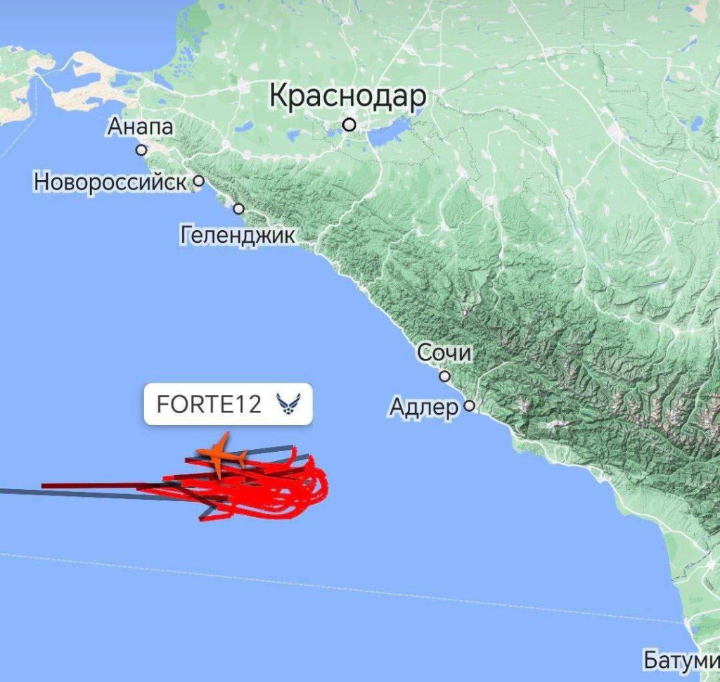 Стратегический БЛА ВВС США следит за резиденцией Путина в Сочи