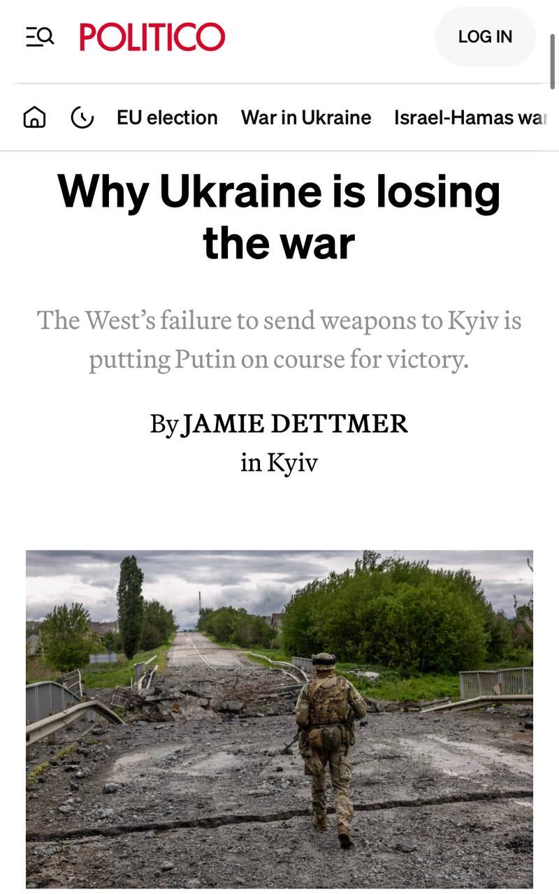 Без тотальной мобилизации фронт ВСУ рухнет этим летом, Украина проиграет – Politico