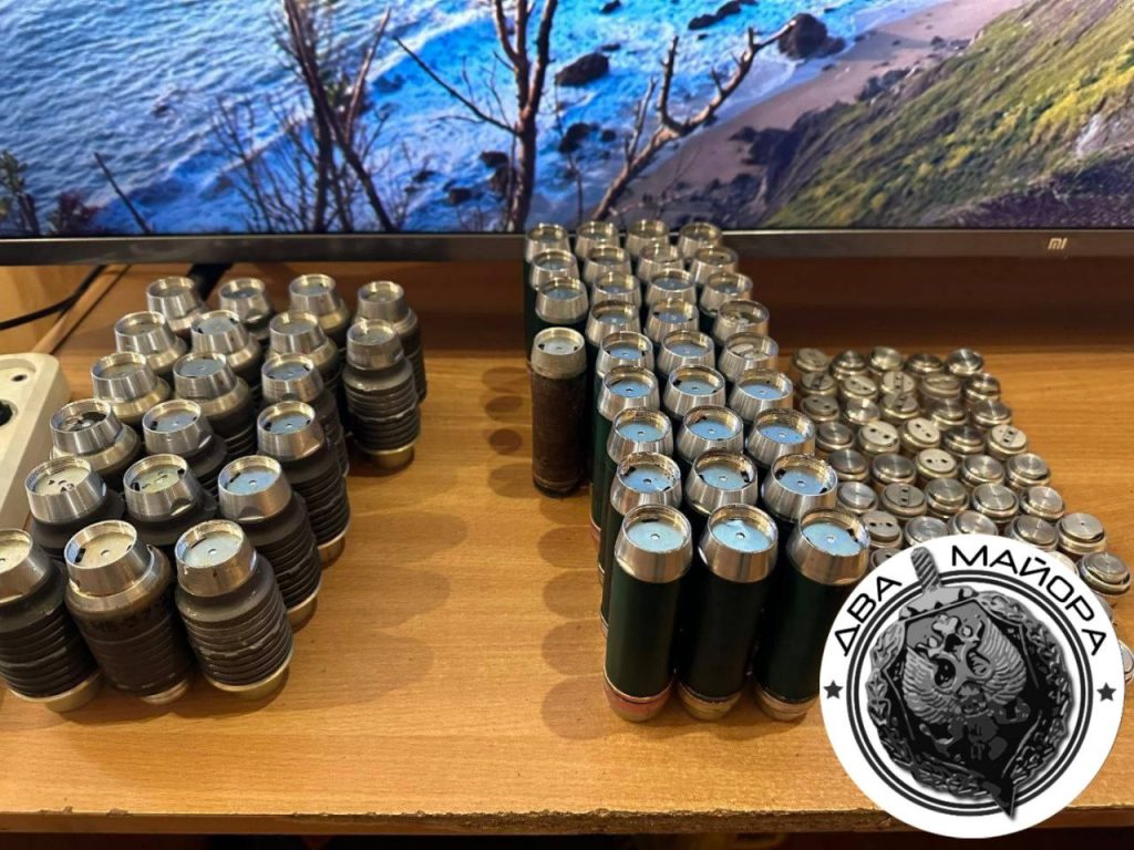 Трофеи из одной из стран НАТО, переделанные под сброс и теперь применяемые против врага