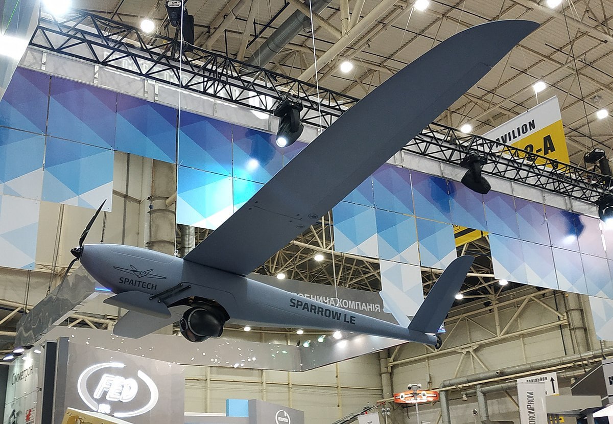 Вчера 26 апреля, ВС РФ сбили украинский  разведывательный БПЛА Sparrow-LE