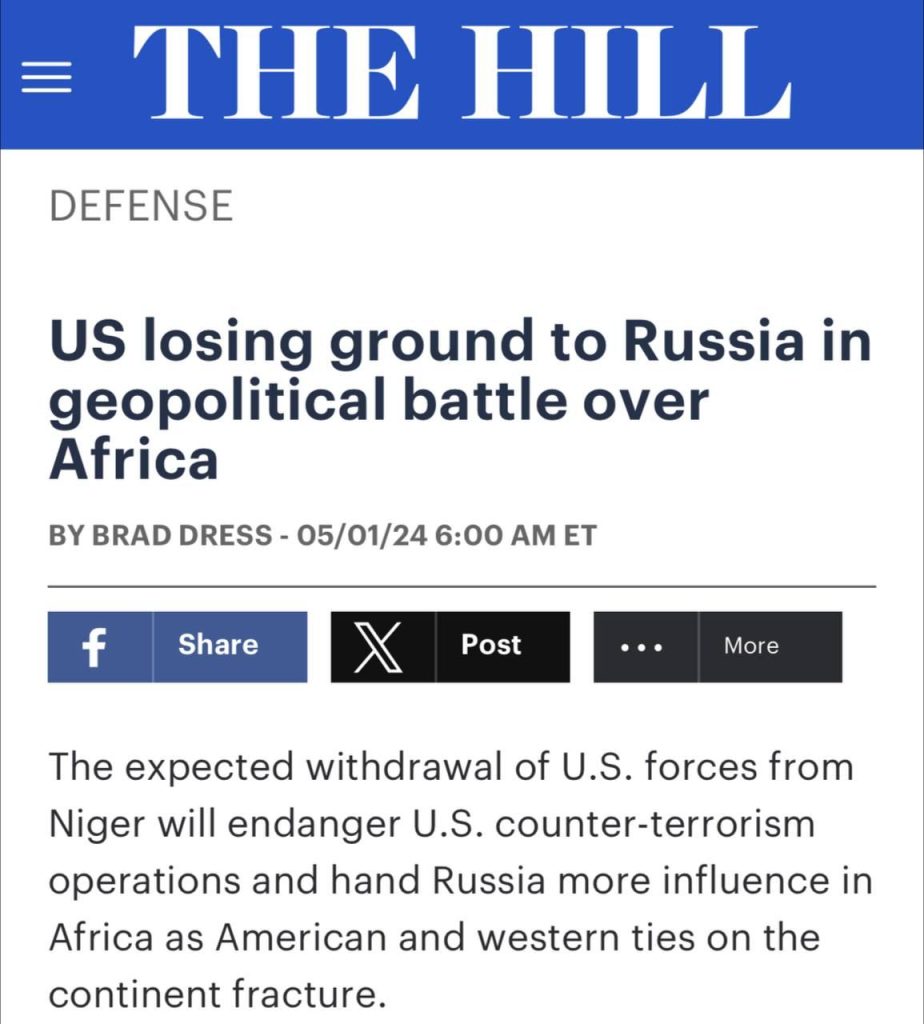 США проигрывают России геополитическую битву за Африку – The Hill