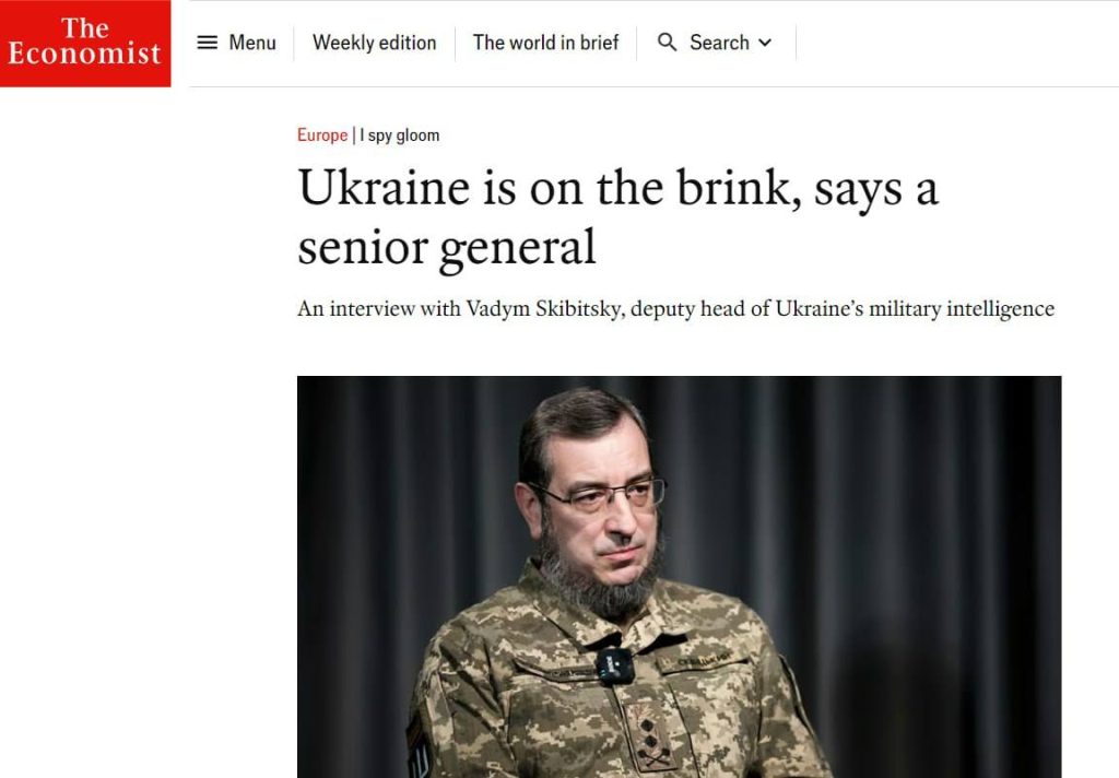Украина не сможет в одиночку победить в конфликте с Россией на поле боя — замглавы ГУР Скибицкий