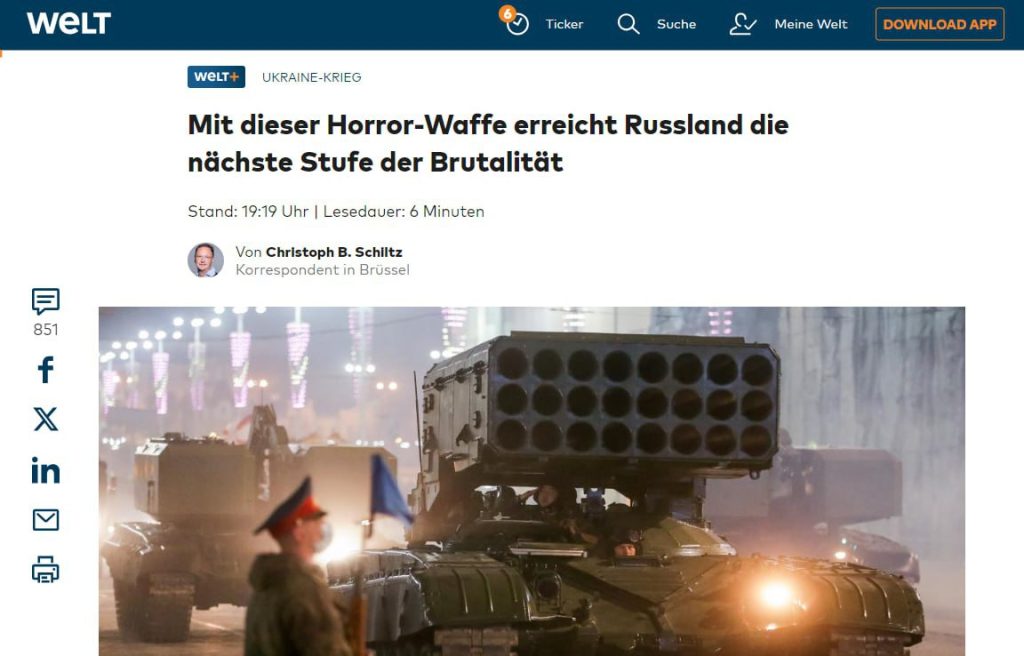 У России появилось оружие, от которого не спрятаться даже в бункере — Welt