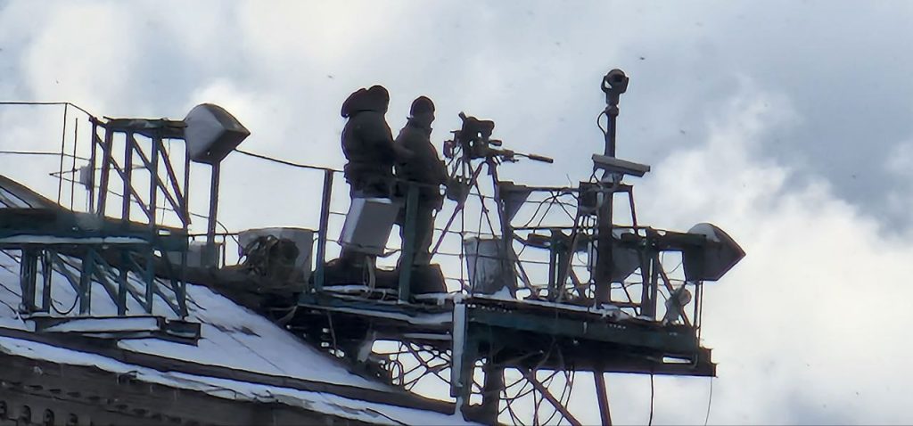 Специально обученные люди следившие за безопасностью Парада Победы