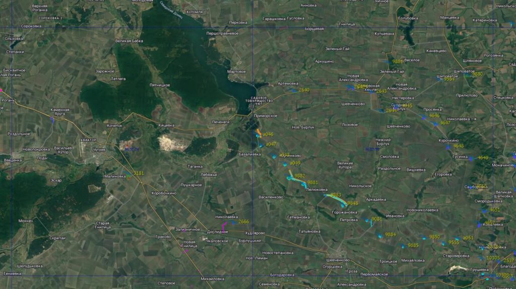 Инженерные сооружения ВСУ в Харьковской области