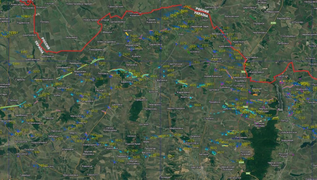 Инженерные сооружения ВСУ в Харьковской области