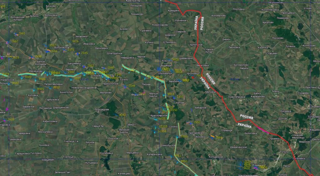 Инженерные сооружения ВСУ в Харьковской области