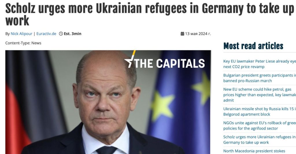 Неработающих украинских беженцев обяжут покинуть ФРГ