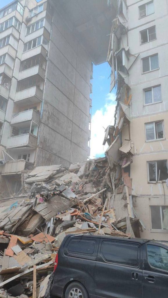 В Харькове ППО ударило по высотке