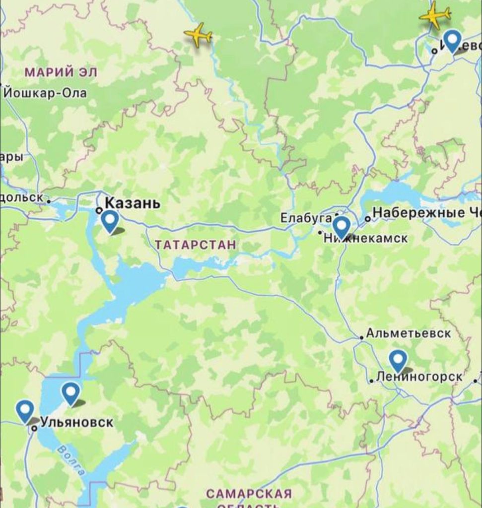 Небо над Казанью и Нижнекамском и закрыто из-за угрозы воздушной атаки
