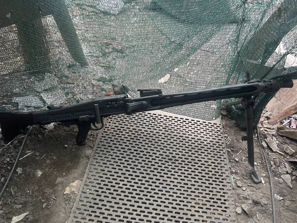 Образцы стрелкового вооружения взятые в качестве трофеев на Авдеевском направлении