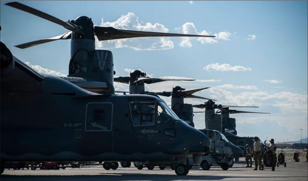 ВВС США держат часть V-22 Osprey на консервации