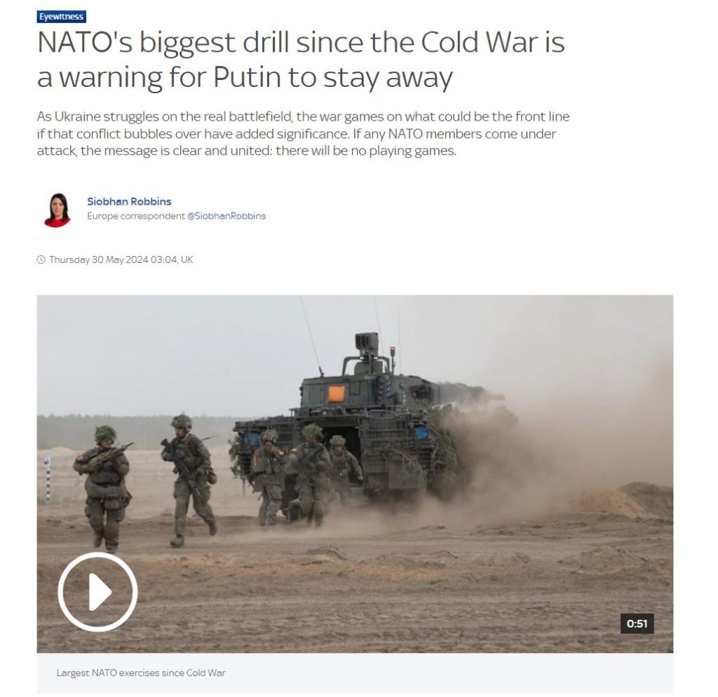 Учения НАТО в Прибалтике должны дать России «сигнал сдерживания» – Sky News