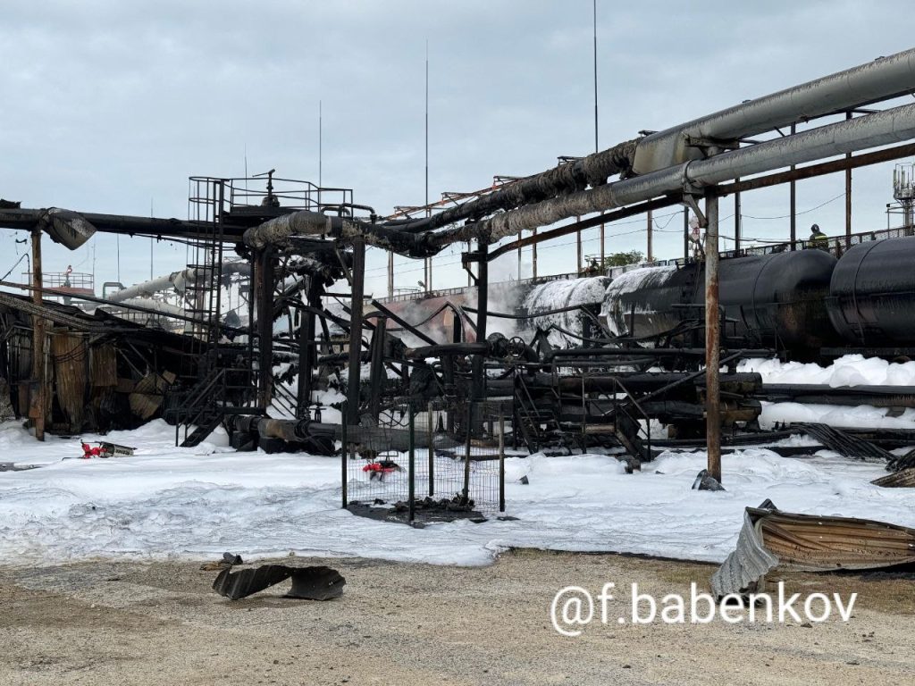 Атака на нефтебазу под Темрюком - подробности