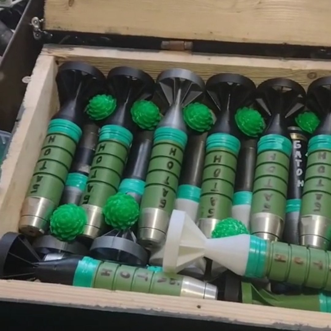 Сербские 30-мм гранаты M93P1 для автоматических гранатометов АГС-17, поставленные для ВСУ