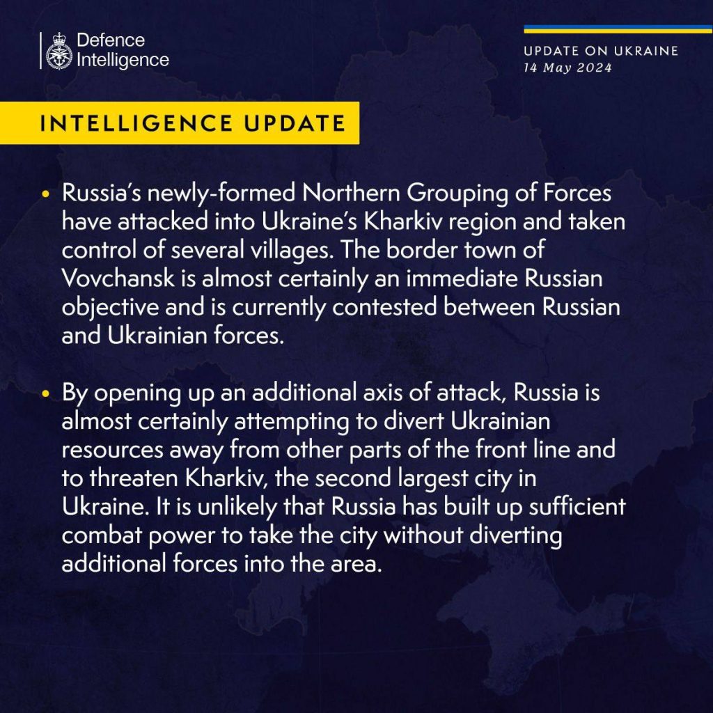 Британская разведка о новом российском наступлении в Харьковской области