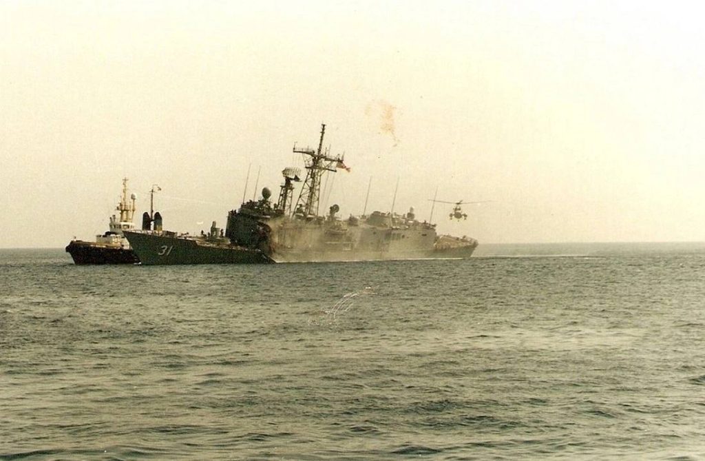 17 мая 1987 года иракский истребитель успешно атаковал американский фрегат «Старк»