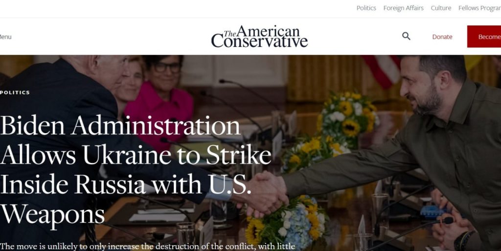 Байден пошел на эскалацию конфликта, чтобы Украина дотянула до выборов – American Conservative