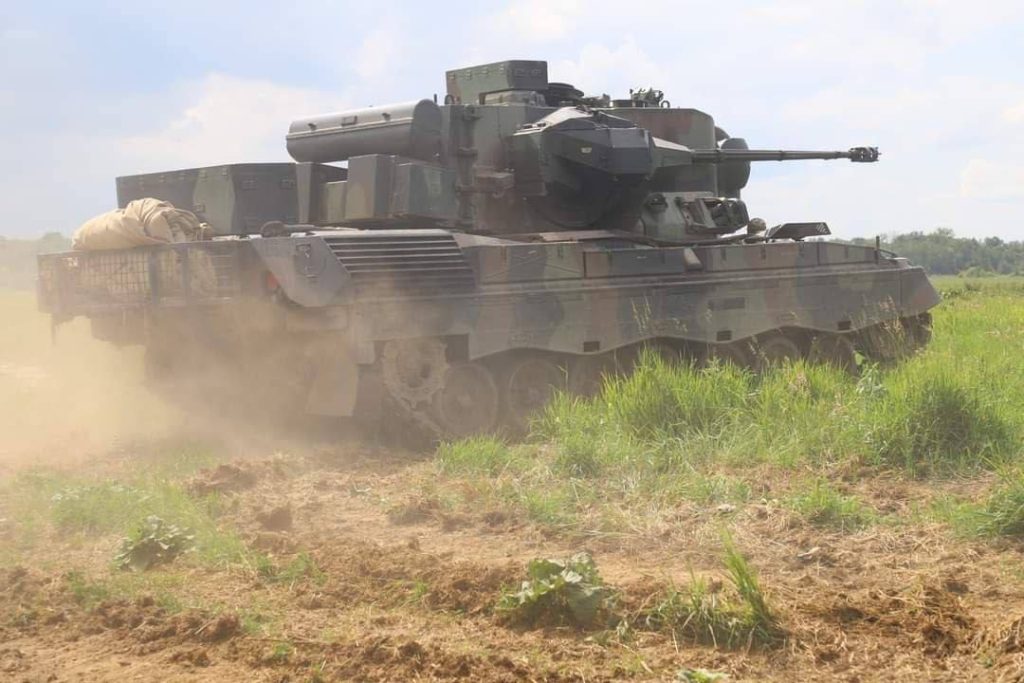 Засветились первые  Cheetah PRTL (нидерланская версия «Gepard») на вооружении ВСУ