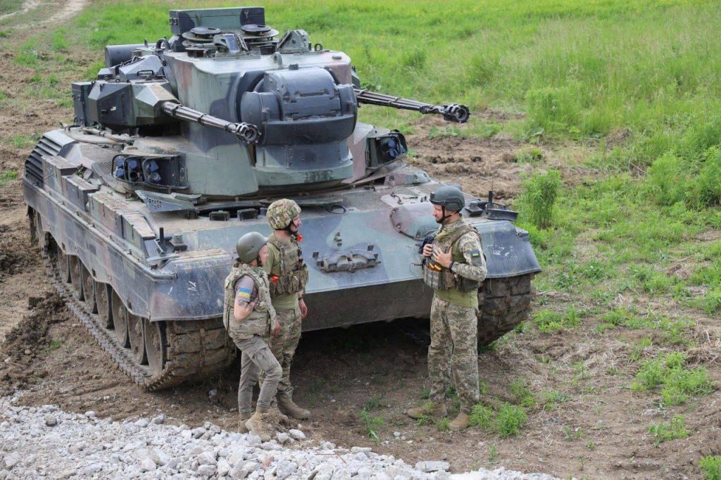 Засветились первые  Cheetah PRTL (нидерланская версия «Gepard») на вооружении ВСУ
