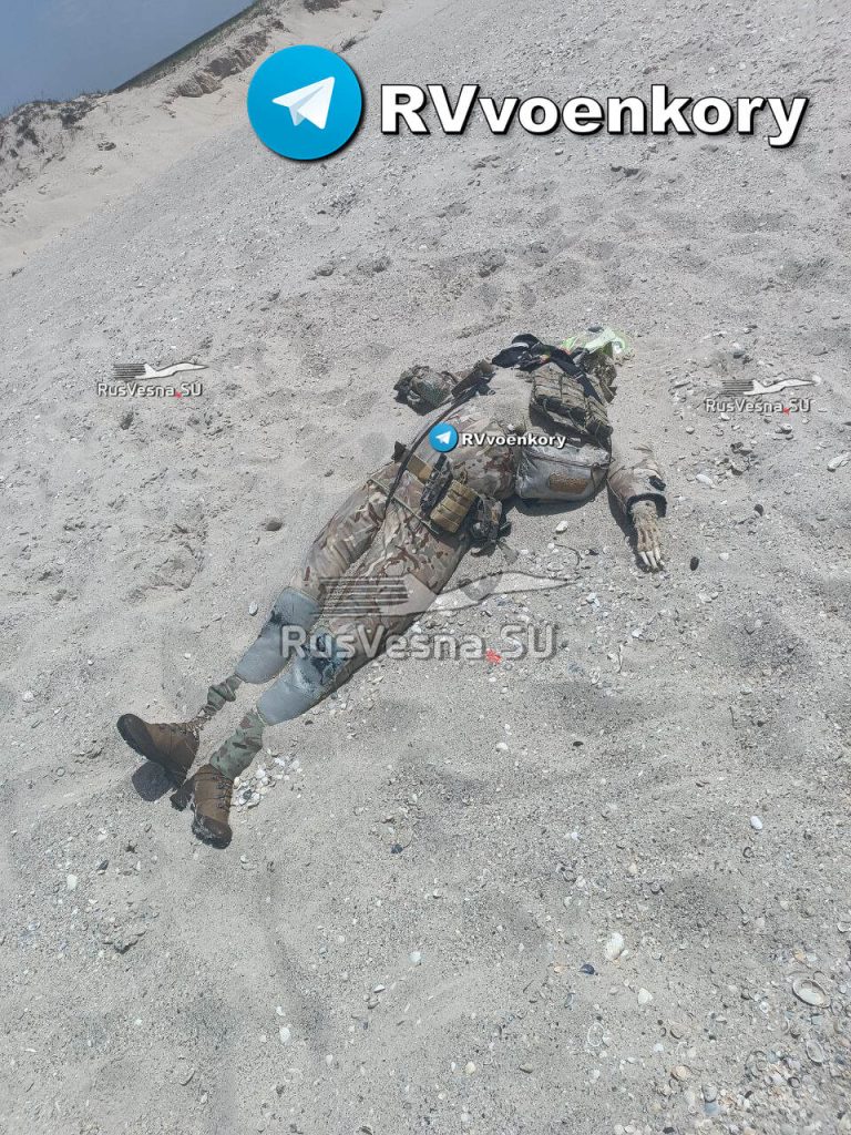Трупы спецназовцев ВСУ продолжают всплывать после разгрома ССО на Тендровской косе