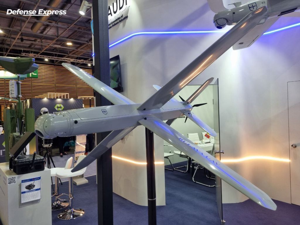 На выставке Eurosatory 2024 был представлен украинский аналог российского дрона-камикадзе «Ланцет» под названием «Булава»