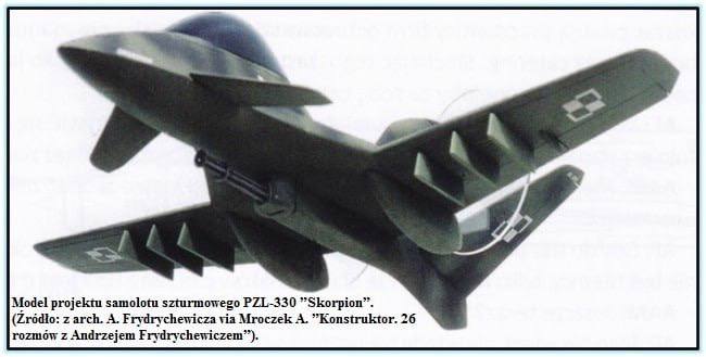 Проект лёгкого штурмовика PZL-330 (Польша. 1996 - 1997 год)