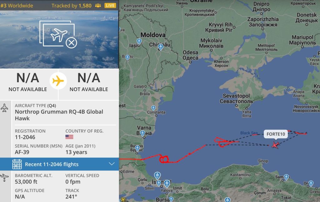 Удар ракетами ATACMS по Севастополю координирует американский беспилотник-разведчик RQ-4B Global Hawk