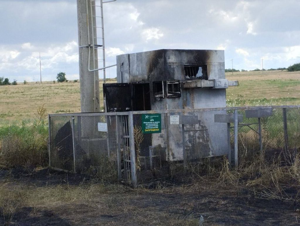 ВСУ уничтожили один из постов радиационного контроля в районе Запорожской АЭС