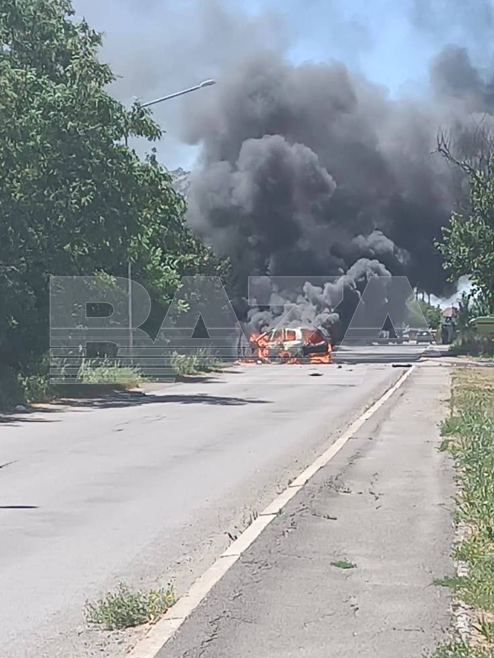 В Ростовской области взорвалась машина начальника военной части - Подоляка