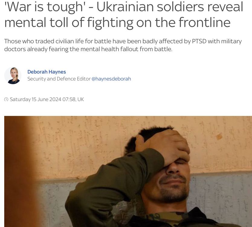 В рядах ВСУ все больше психически больных боевиков – Sky News