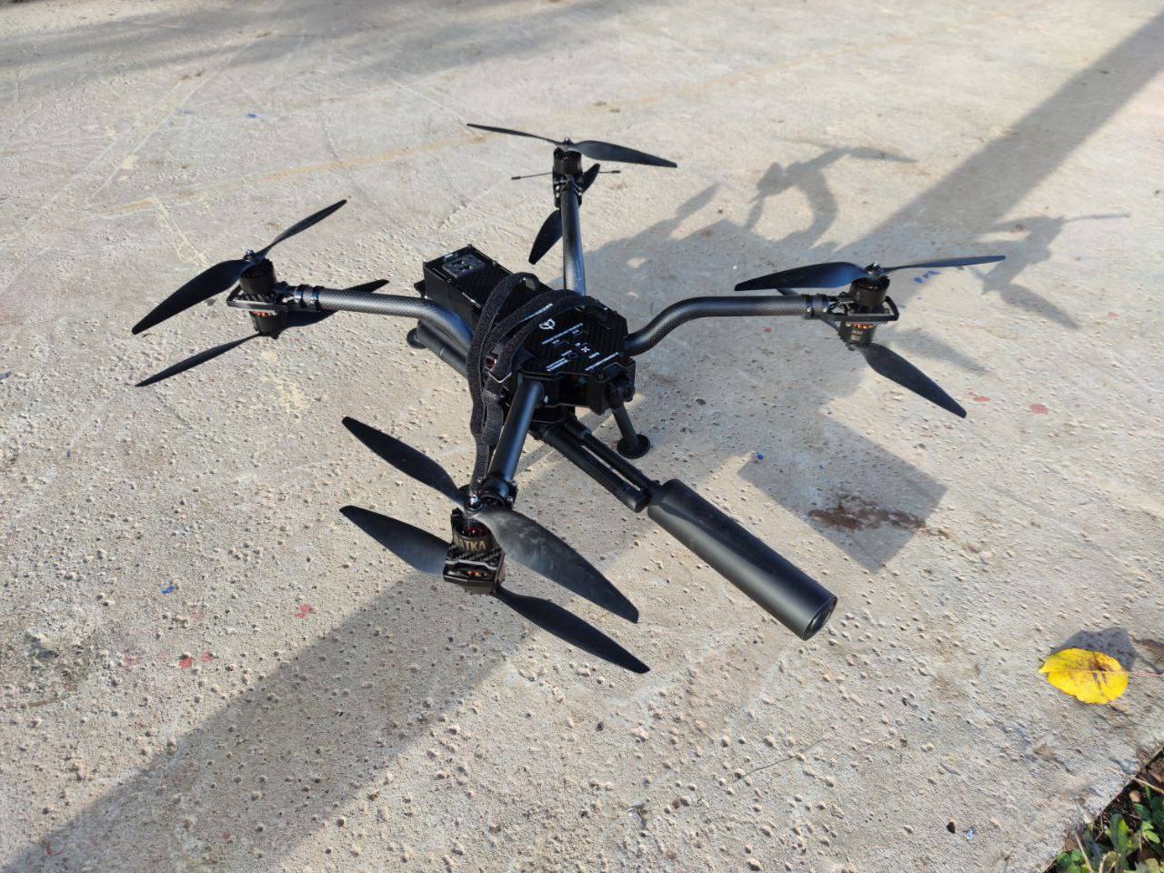 Кадры испытаний дрона «Вятка» с автоматом АК-74М