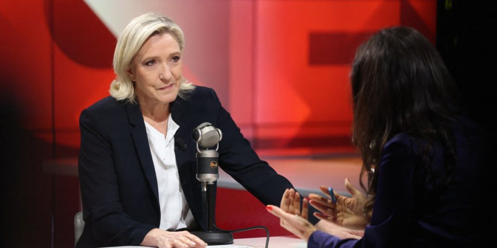 Если партия Марин Ле Пен победит, помощь Украине пойдет на спад