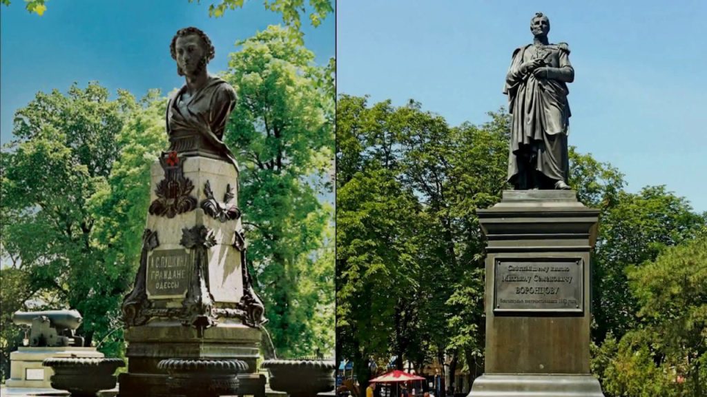 Мэр Одессы не выдержал и выступил в защиту памятников Пушкину и Воронцову, которые хотят снести оголтелые нацисты, борющиеся со всем русским