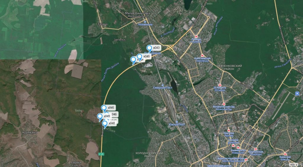 Инженерные сооружения ВСУ в Харькове