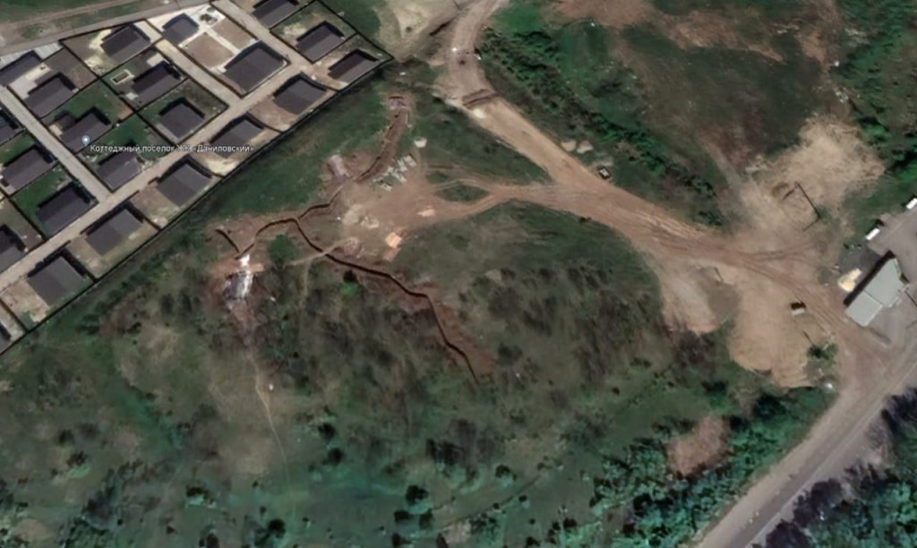 Инженерные сооружения ВСУ в Харькове