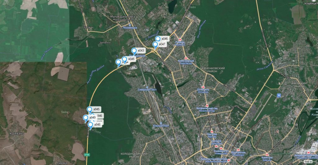 Инженерные сооружения ВСУ в Харькове