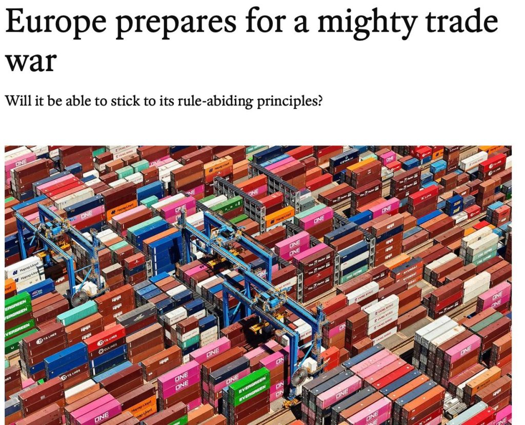 Европа готова развязать торговую войну с Китаем – The Economist