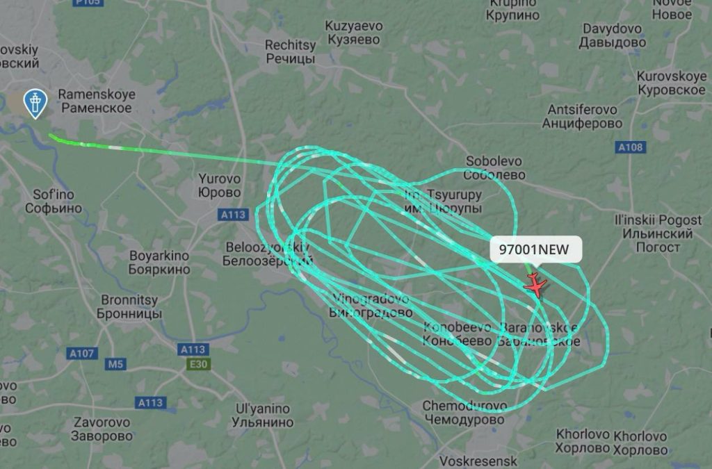 В Подмосковной Коломне разбился Sukhoi Superjet 100NEW-95 во время тестового полета с аэродрома Жуковский после планового ремонта