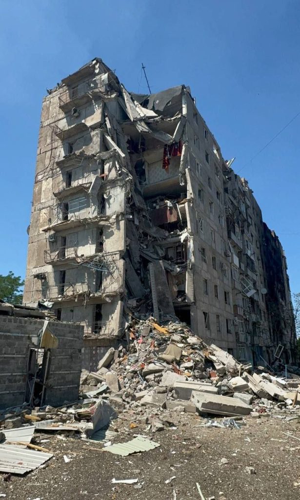 Последствия боев в Дзержинске