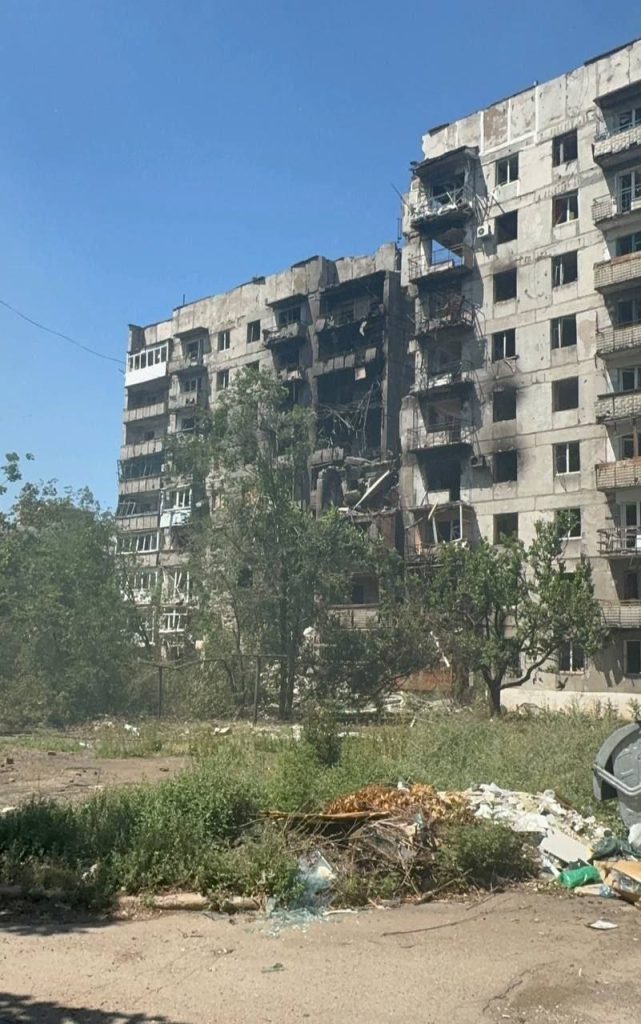 Последствия боев в Дзержинске