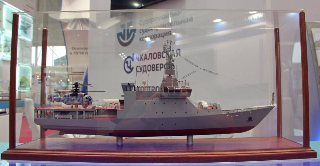 Учебный вертолетный корабль «Николай Камов» проекта 14400 в достройке на ПАО «Судоремонтно-судостроительная корпорация» в Городце (Нижегородская область), Июнь 2024-го