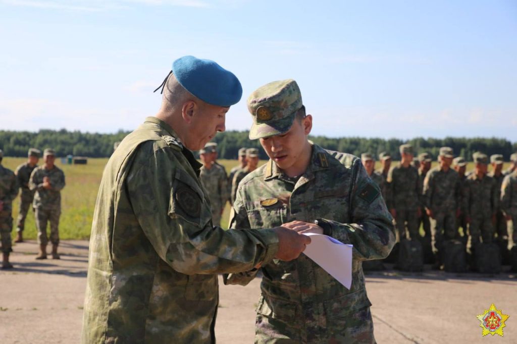 Солдаты китайской НОАК прибыли в Беларусь для совместных антитеррористических учений с 8 по 19 июля