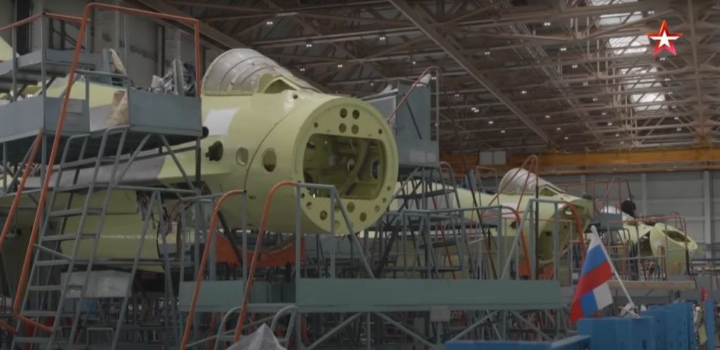 Производство истребителей Су-30СМ2 на Иркутском авиационном заводе