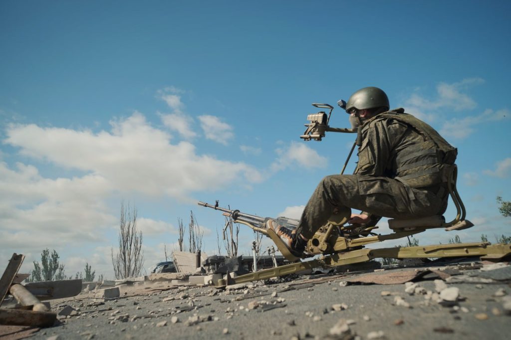 Боевое дежурство зенитчиков на Авдеевском направлении