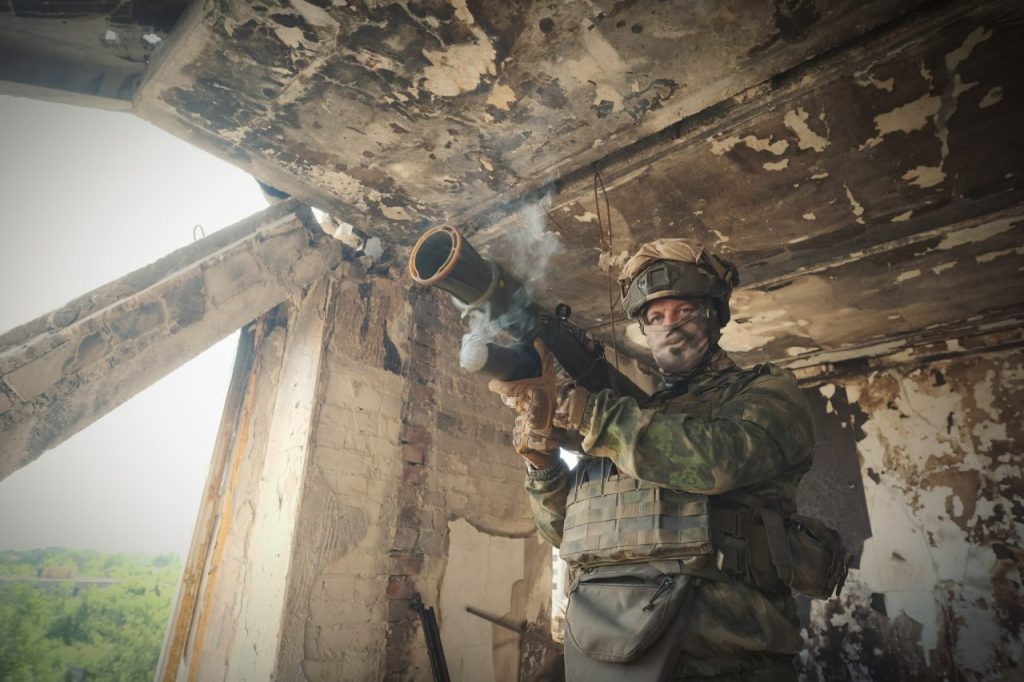 Боевое дежурство зенитчиков на Авдеевском направлении