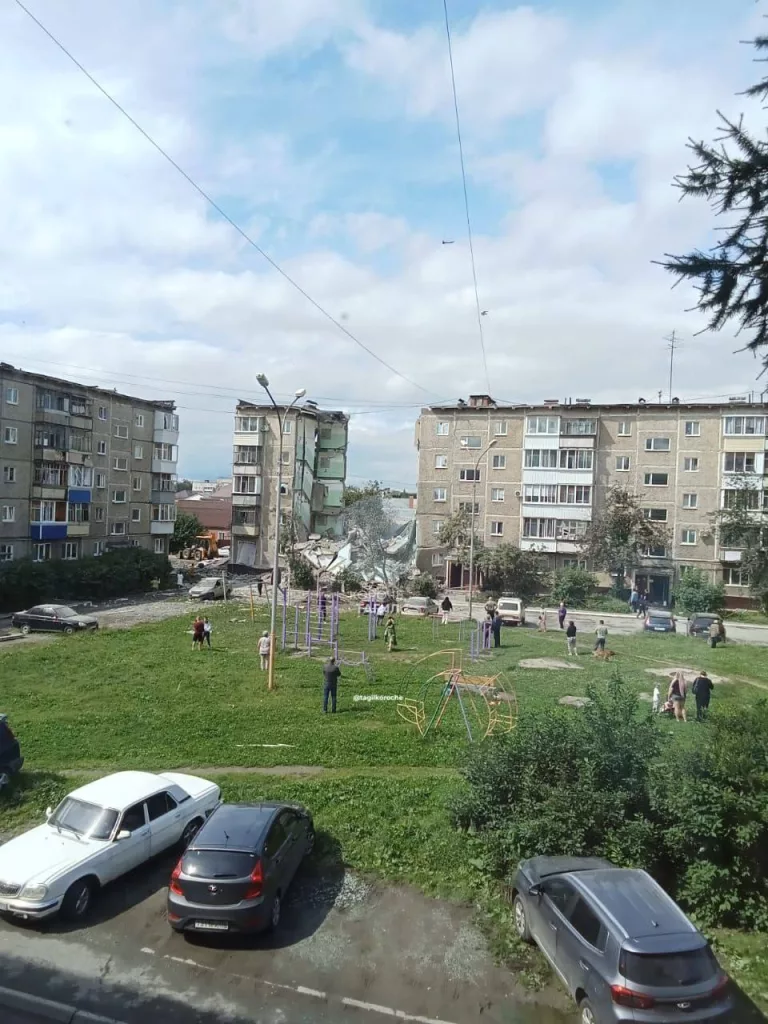 Взрыв в нижнетагильской пятиэтажке