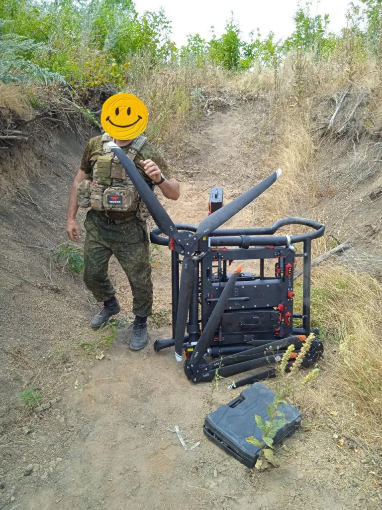 Появилось фото сбитой "Бабы Яги" с новым типом боеприпасов БК-3ОФ, наводимыми по лучу лазера