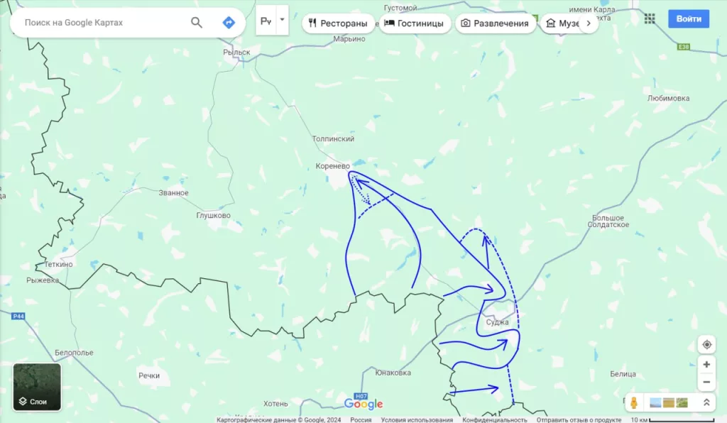 Коц - Курская область: обстановка на данную минуту